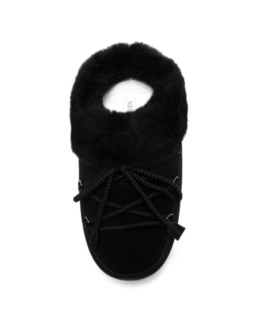Moon Boot Black Logo-Detail Boots