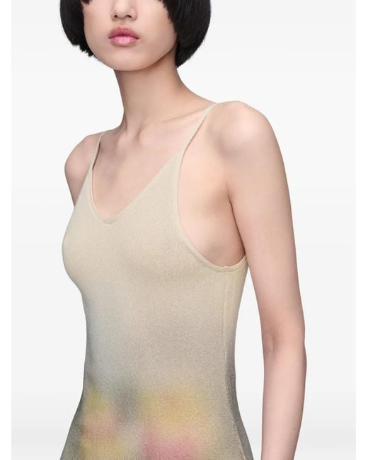 Maison Margiela White Knit Maxi Dress