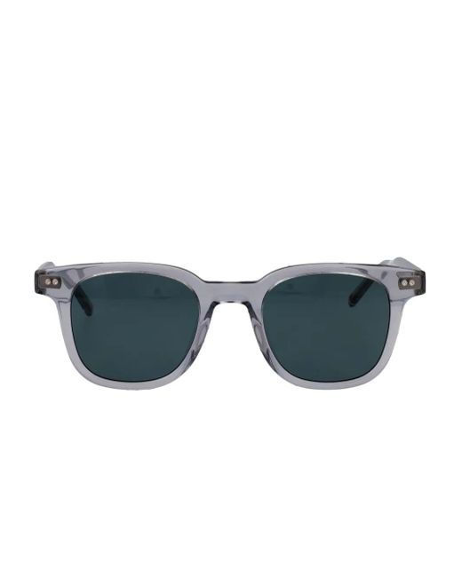 メンズ Tommy Hilfiger スクエアフレーム サングラス Blue