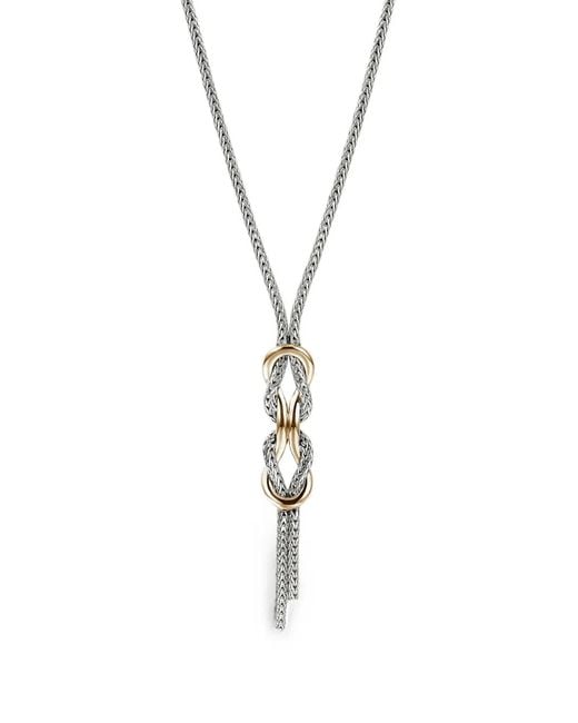 John Hardy Metallic Infinite Love Knot Necklace