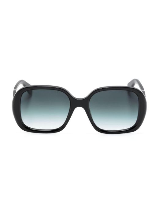 Chloé Blue Square-frame Sunglasses