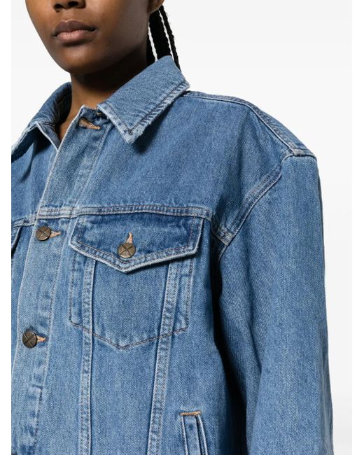 Ksubi Blue Heritage Denim Trucker Jacket