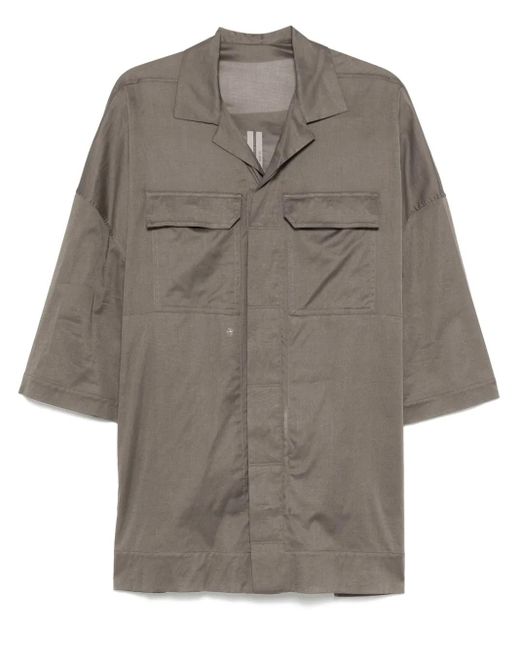 Rick Owens Gray Magnum Tommy Shirt for men