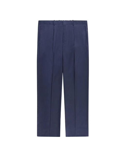Slowear Blue Crease Trousers for men