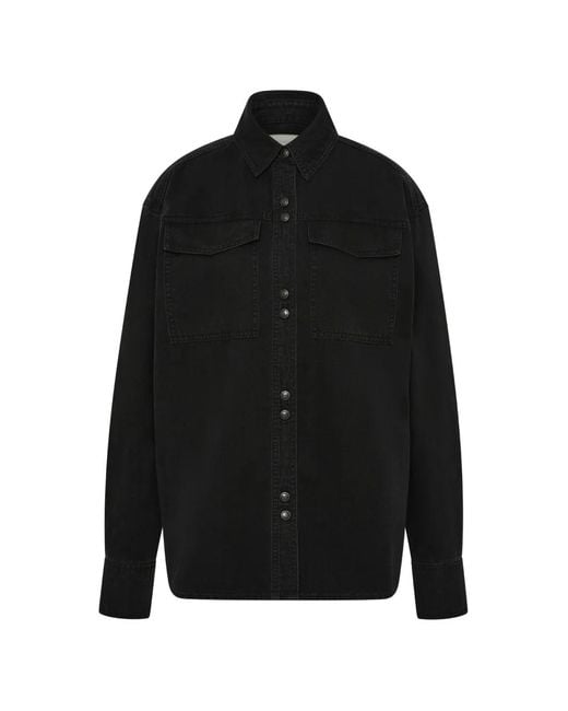 Rebecca Vallance Black Pocket Shirt