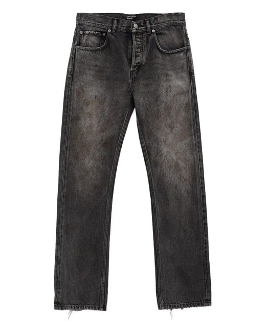 Enfants Riches Deprimes Gray Distressed Cotton Trousers for men