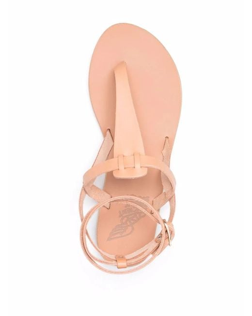 Ancient Greek Sandals Multicolor Estia T-Bar Leather Sandals