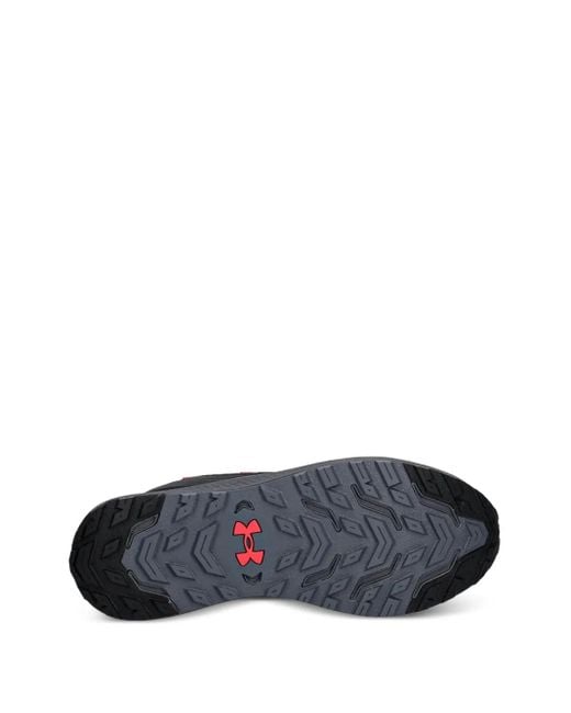 Under Armour Black Logo-Detail Lace-Up Sneakers for men