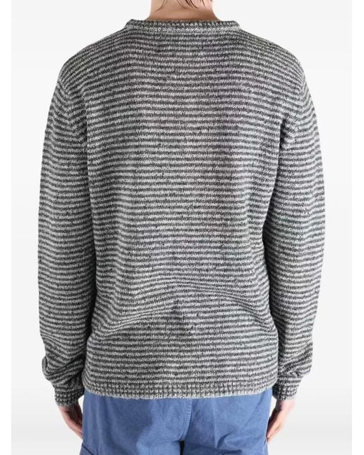 ERL Gray Striped Sweater