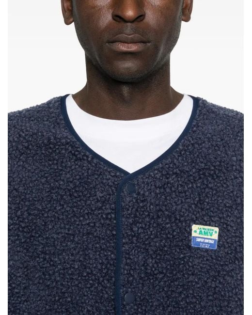 Hoktown gilet American Vintage de hombre de color Blue