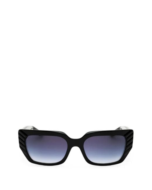 Guess Blue Rectangle-Frame Sunglasses