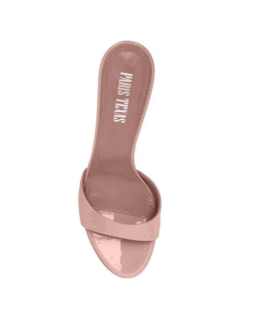 Paris Texas Pink Lidia Mule 70