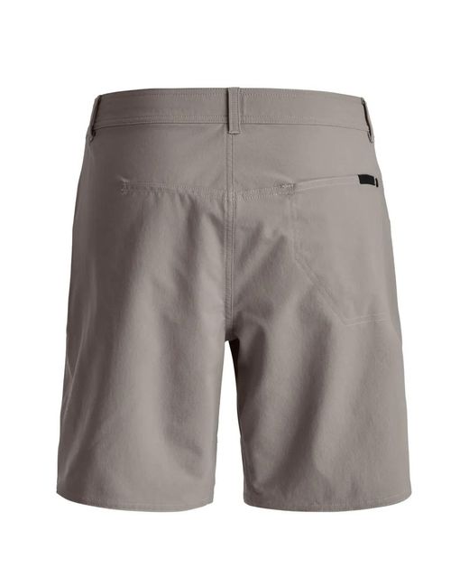 Ortovox Gray Affinity Logo-Patch Tailored Shorts for men