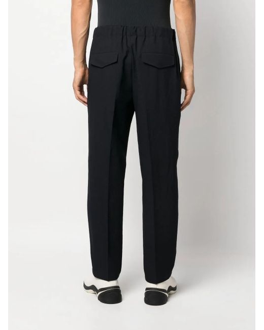 Jil Sander Broek Met Elastische Taille in het Blue voor heren