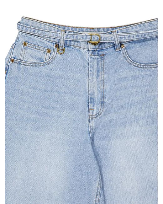 Zimmermann Blue Indra Wide-leg Jeans