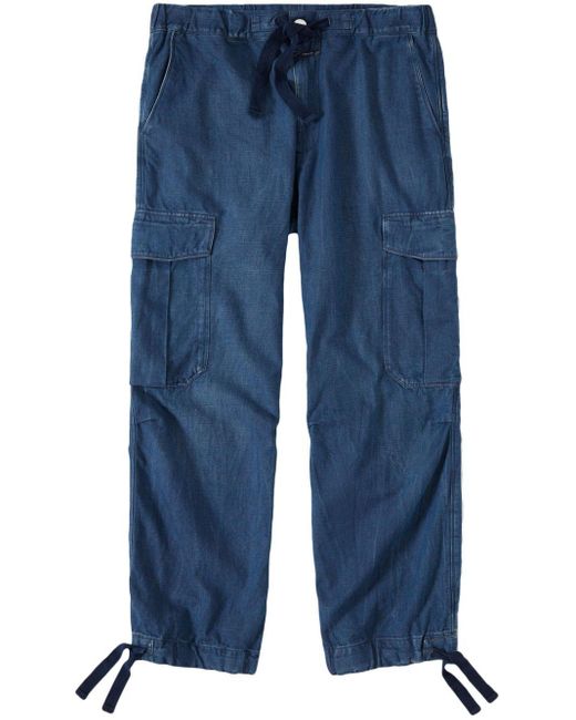 Closed Blue Newport Wide-leg Trousers for men