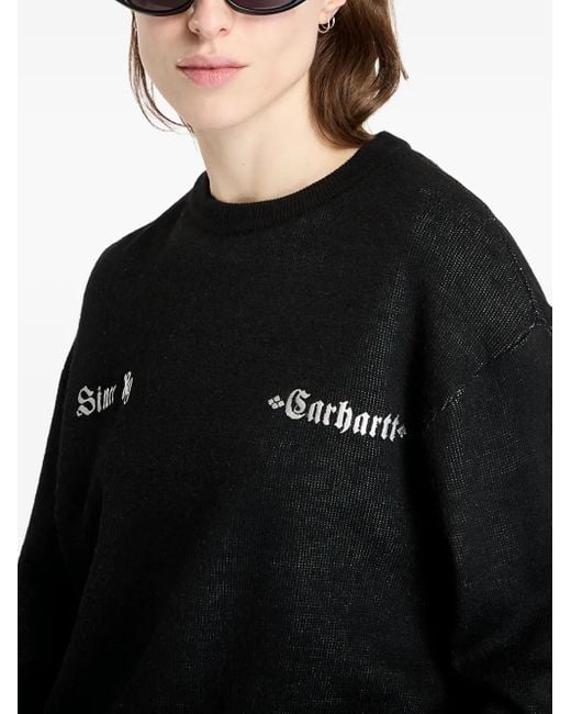 Jersey con logo bordado Carhartt de color Black
