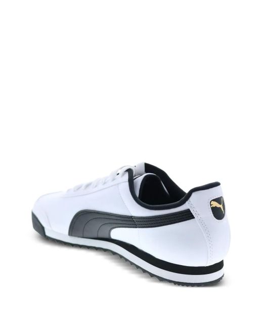 PUMA White Roma Basic Sneakers for men