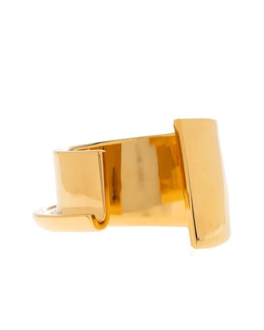 Jacquemus Metallic Elegantly Bowed Bracelet