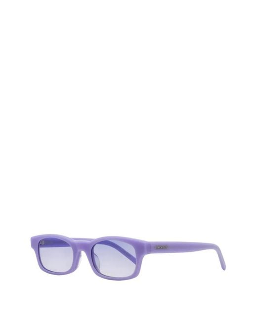 Givenchy Purple Rectangle-Frame Sunglasses