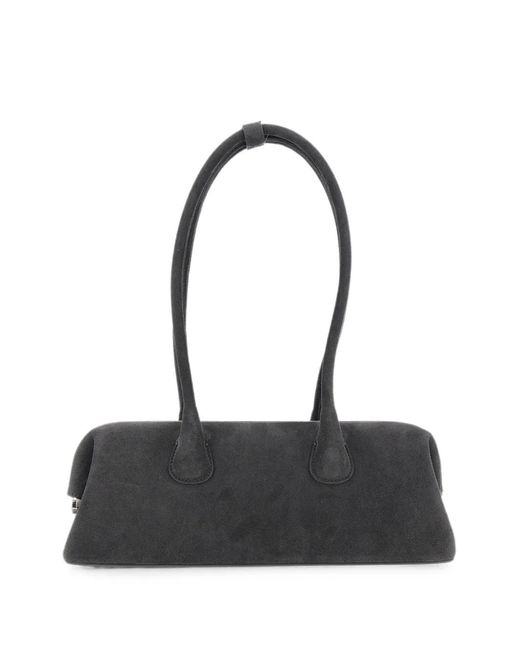 OSOI Black Suede Tote Bag