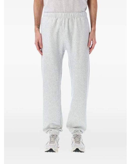 Champion White Logo-Patch Track Pants for men