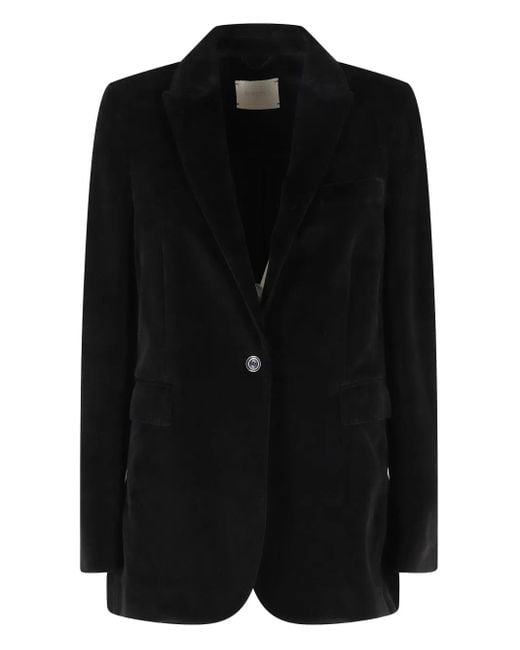 Circolo 1901 Black Button Blazer