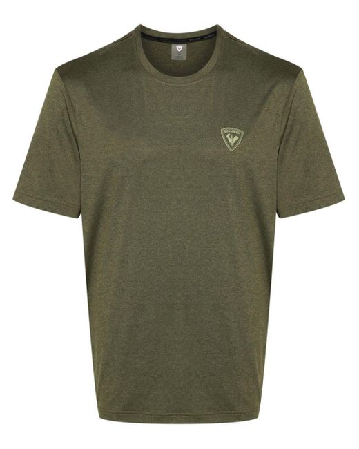 T-shirt con logo in rilievo di Rossignol in Green da Uomo