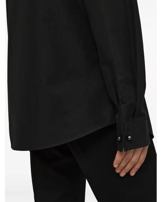Jil Sander Black Wednesday P.M. Cotton Shirt