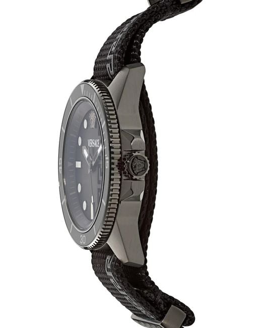 Versace Black Greca Force 42Mm Watch for men