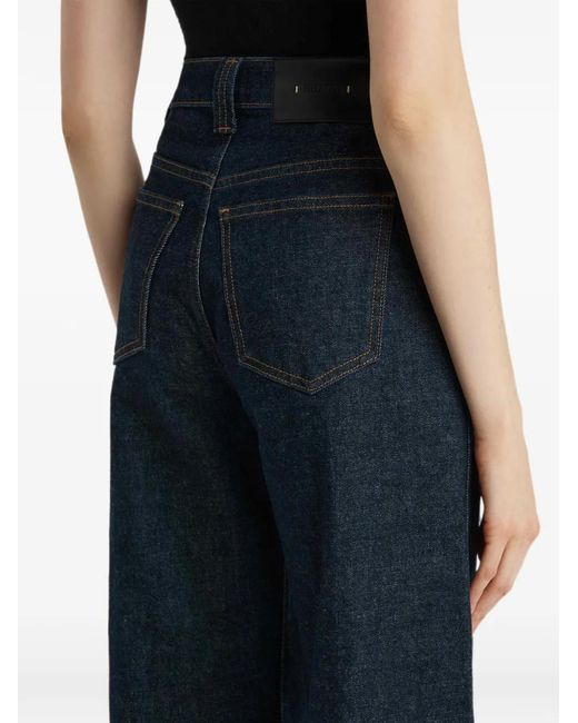 Khaite Blue Dane Wide-Leg Jeans