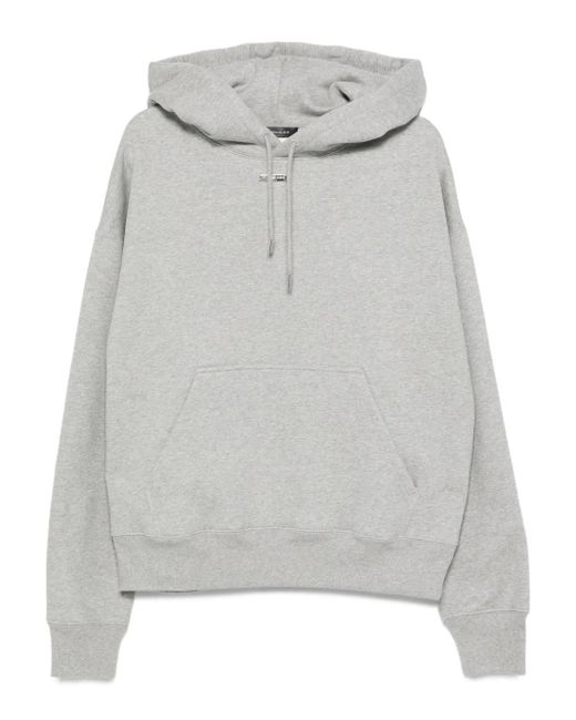 Mugler Hoodie Met Zak in het Gray voor heren