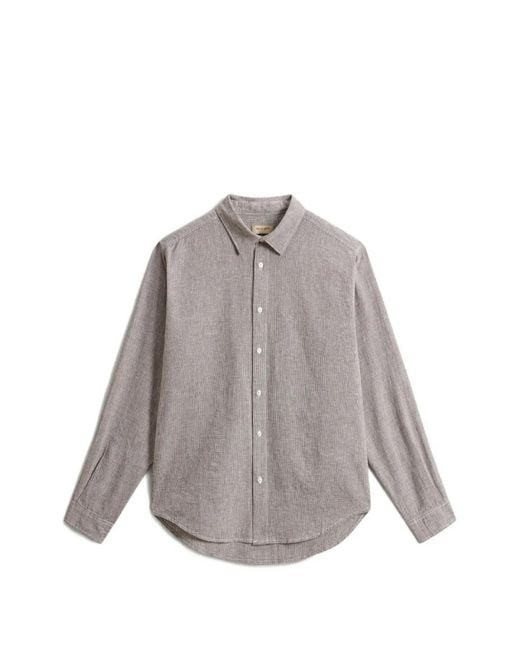 Woolrich Gray Button Shirt for men