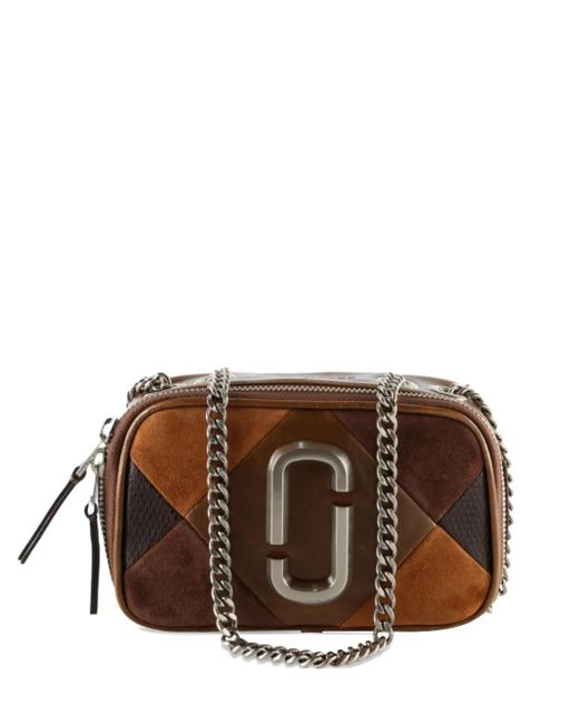 Mini The Snapshot patchwork shoulder bag Marc Jacobs de color Brown