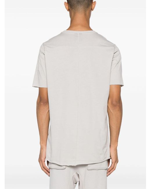 Thom Krom White Short-sleeve Cotton T-shirt for men