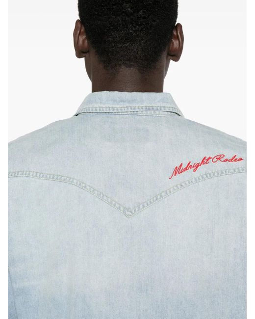 メンズ MIDNIGHT RODEO Essential シャツ Blue