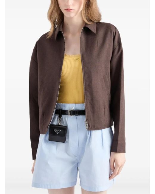 Prada Kid Bomberjack in het Brown