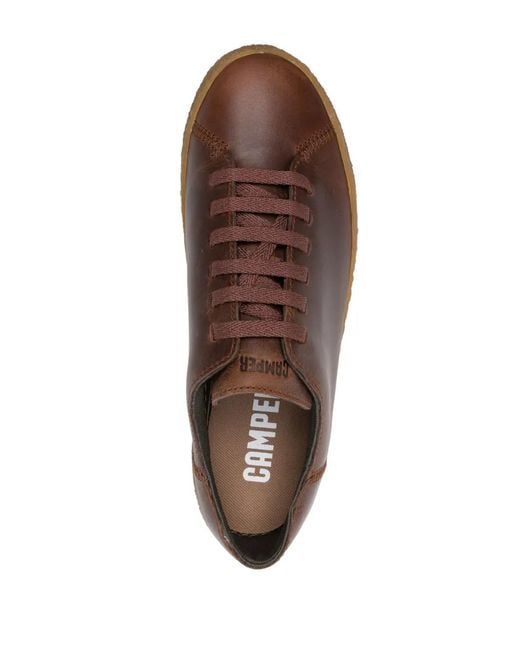 Camper Brown Peu Terreno Low-Top Sneakers for men