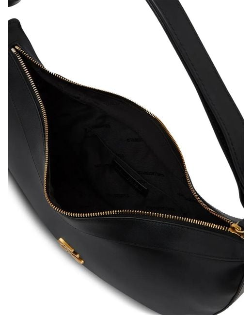Karl Lagerfeld Black Extra-Large K/Autograph Leather Shoulder Bag