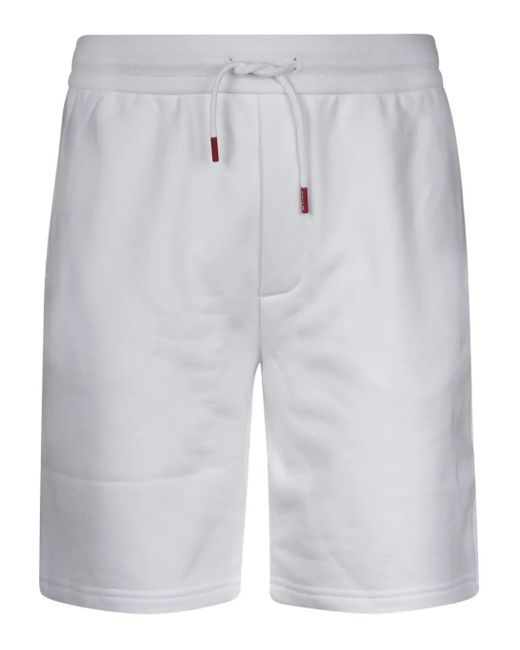 Kiton Blue Drawstring Shorts for men