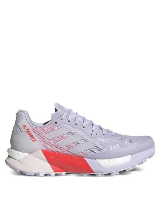 Adidas White X Terrex Agravic Ultra Tint/Solar" Sneakers