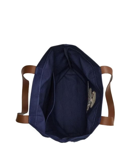 Polo Ralph Lauren Blue Polo Bear-Embroidered Tote Bag for men