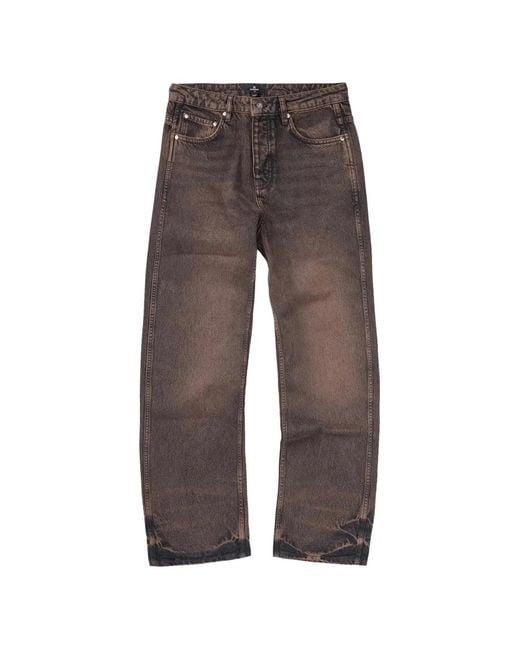 Represent Gray R2 Straight-Leg Jeans for men