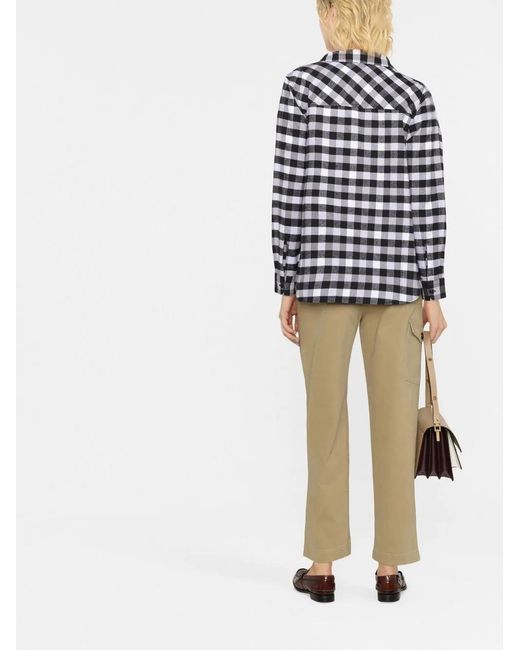 Woolrich Black Gingham Cotton Shirt