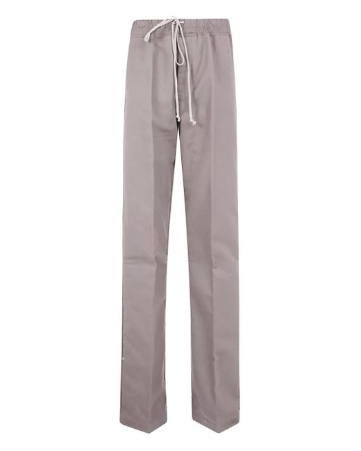 Rick Owens Drawstring Pocket Trousers in Gray für Herren