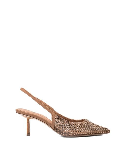 Le Silla Brown Gilda Pointed-Toe Pumps