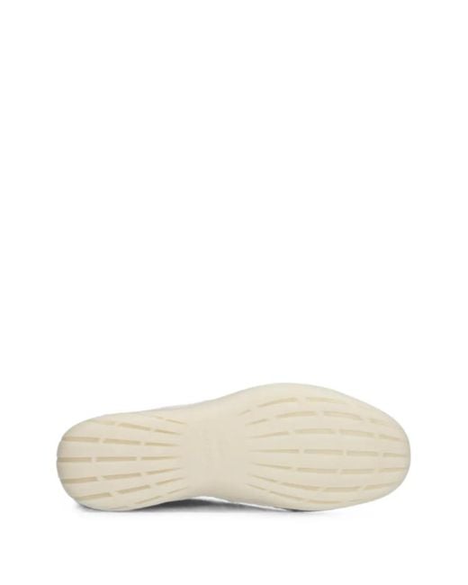 Baskets Side À Inserts Mesh Et Daim Lacoste en coloris White