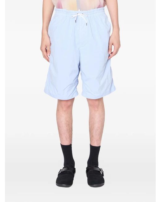 Kolor Blue Drawstring Shorts for men