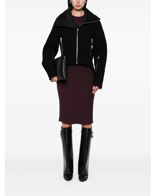 Rick Owens Black Zip-Up Jacket