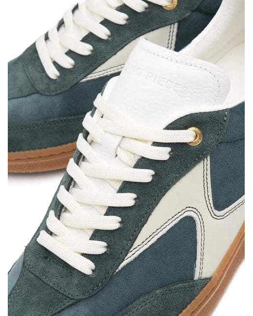 Filling Pieces Blue Logo Sneakers